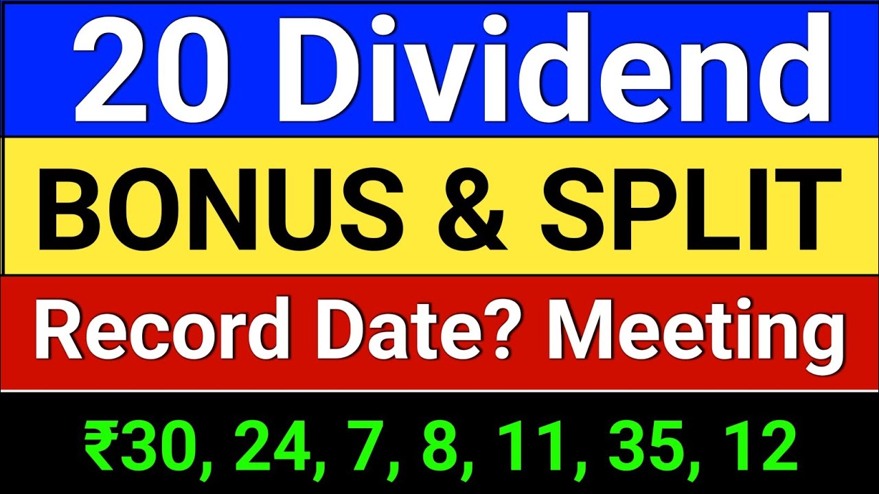 20 dividend stocks, Wipro Buyback. NMDC, Campus. Surya Roshni, Avantel, RVNL, Bonus and split
