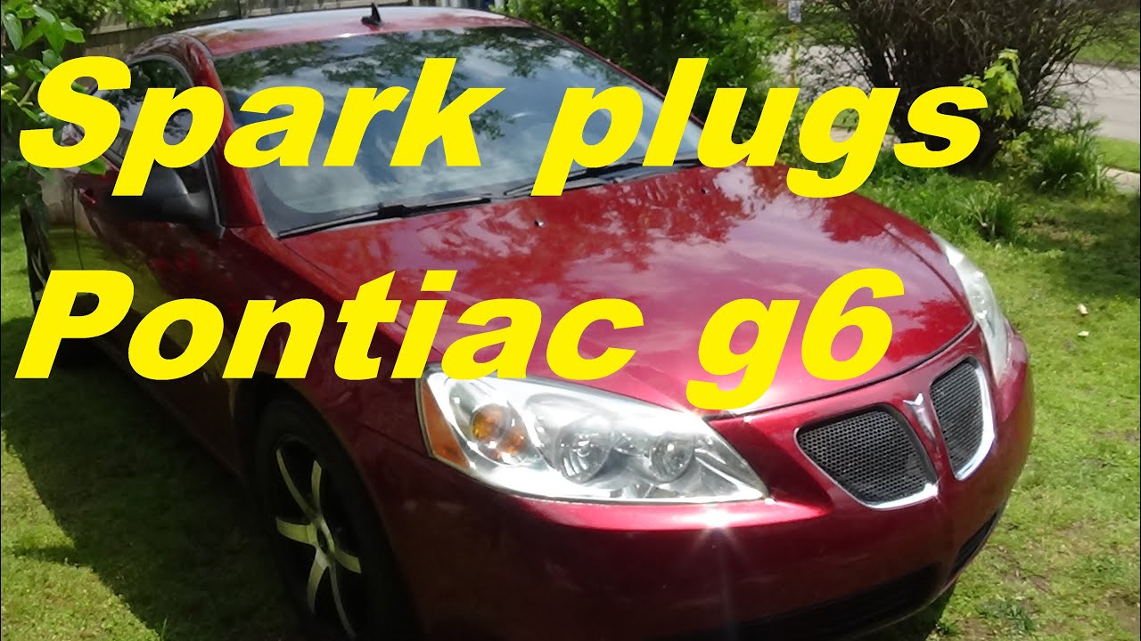 Замена свечей зажигания Pontiac g6