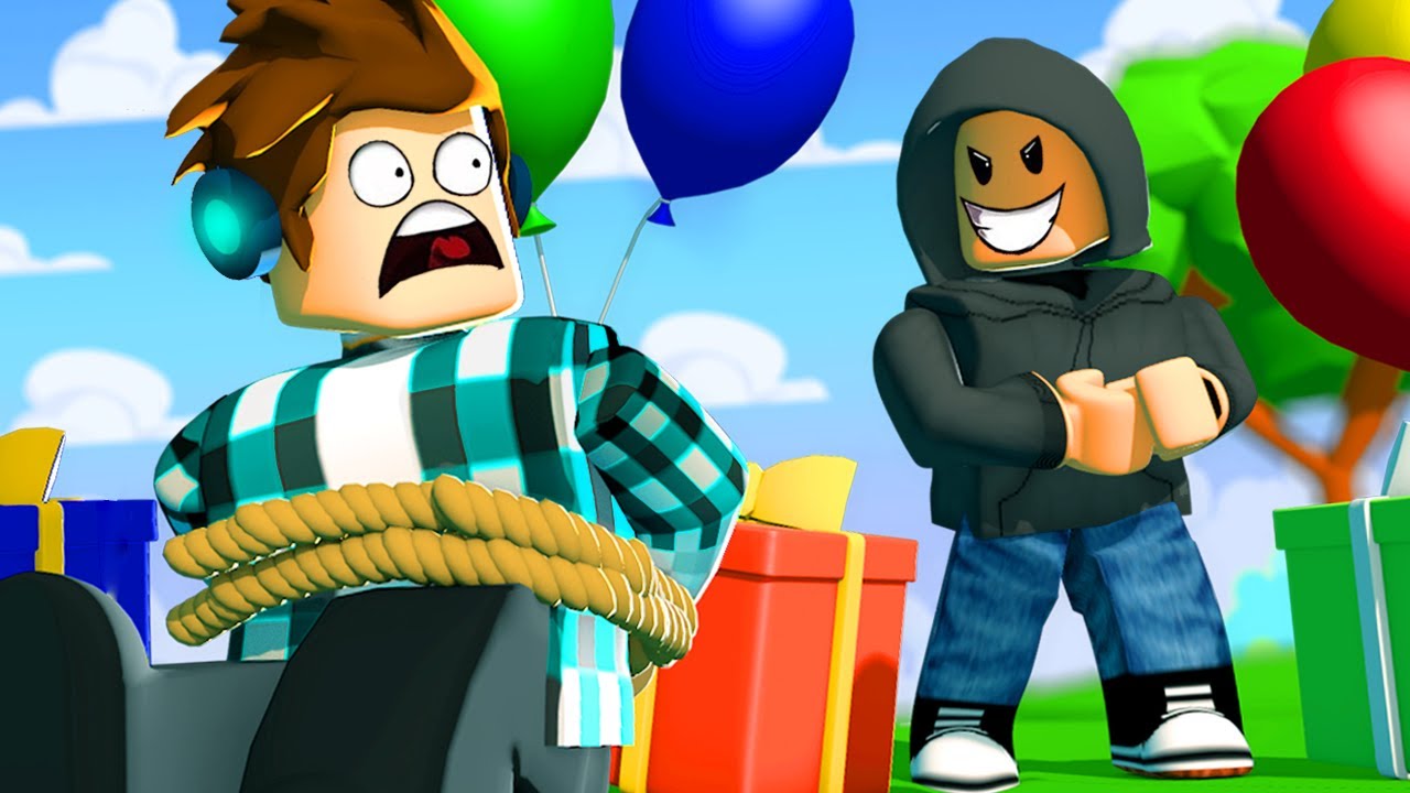Roblox - UM MALUCO INVADIU A FESTA DE ANIVERSÁRIO !!