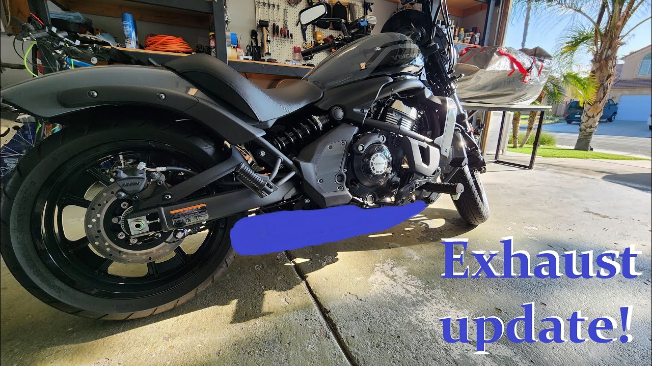 Kawasaki Vulcan 650 S exhaust update
