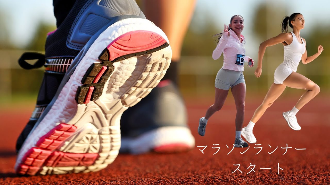 マラソンランナー　スタート