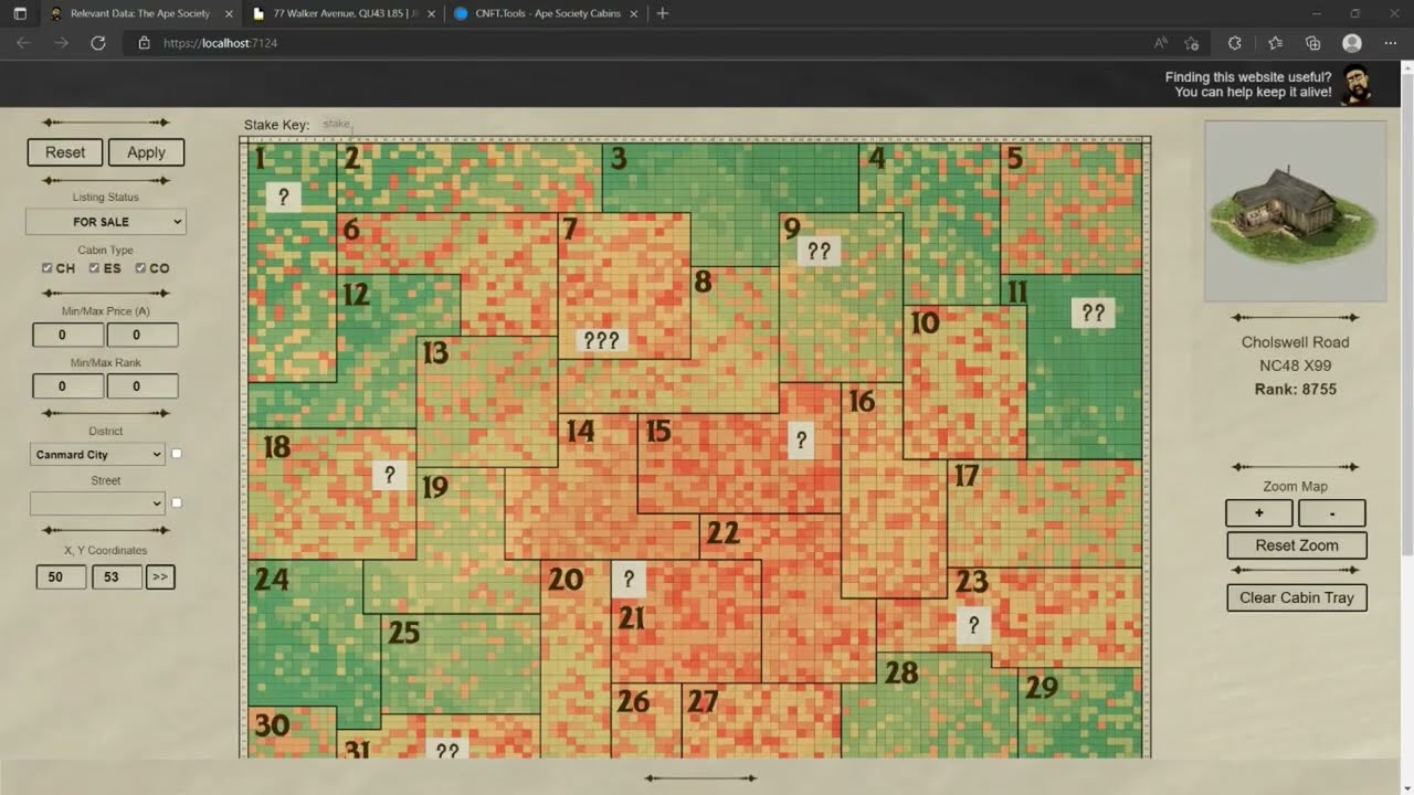The Ape Society Cabin Map Beta-1 Demo