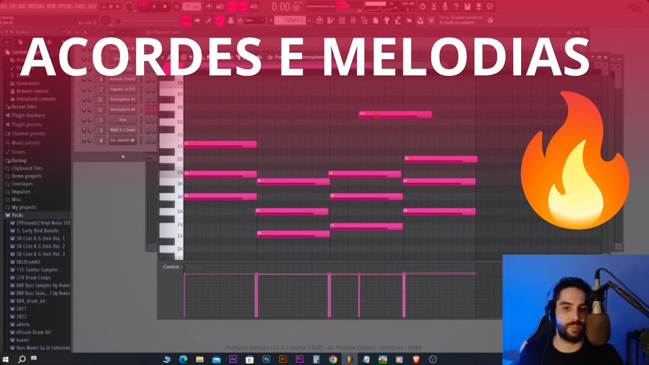 Como fazer beat de R&B | Acordes, Melodias no Piano Roll estilo Partynextdoor