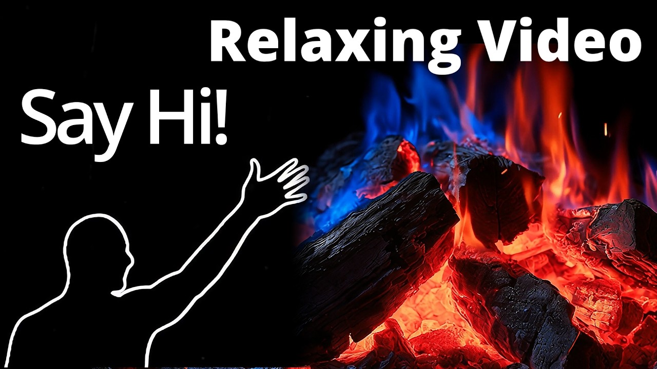 Cozy Fireplace HD Video (3 Hours).Fireplace with Crackling Fire Sounds,Fireplace Ambience Video