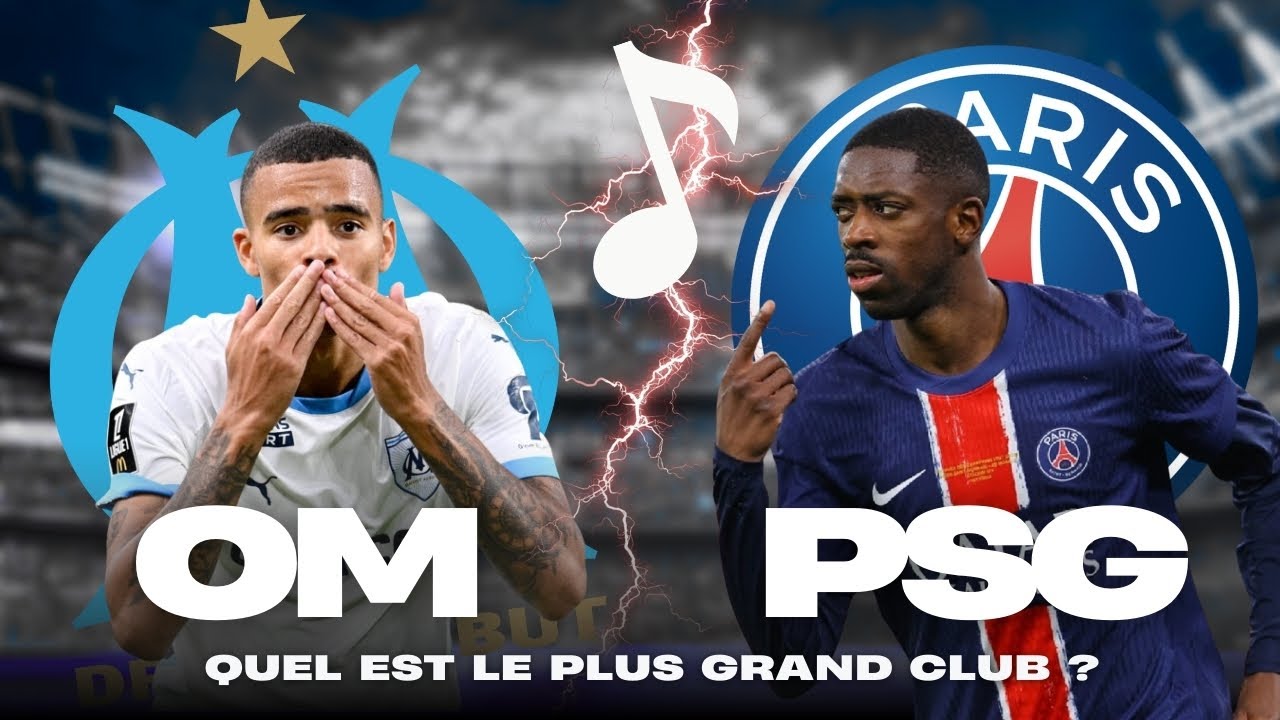 ♫ OM vs PSG - Le Classique Qui DIVISE la France | Argent VS Passion | Chansons de Foot ♫