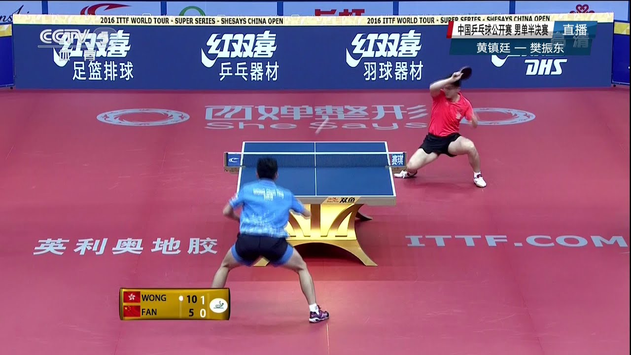 2016 China Open (MS-SF2) FAN Zhendong - WONG Chun Ting [Full Match/Chinese|HD1080p]