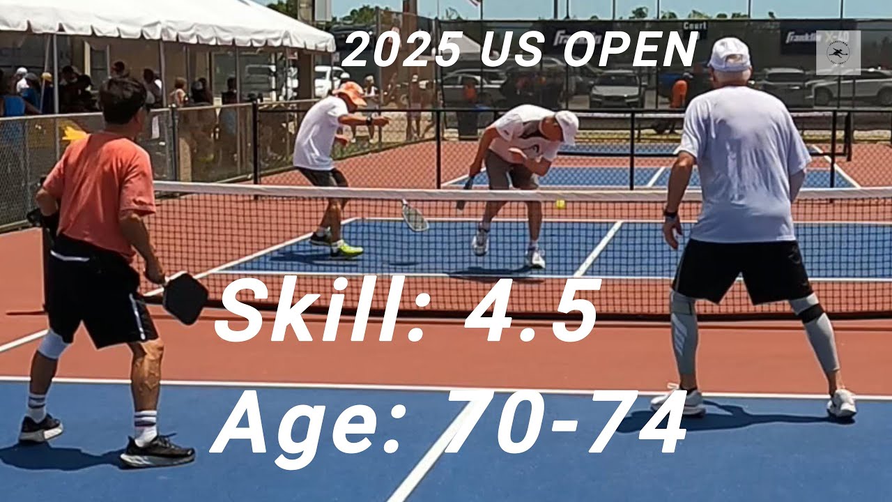 Men's Skill: 4.5 Age: 70-74 Bronze Medal Pickleball Match - 2025 US OPEN