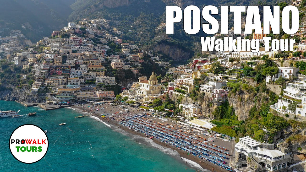 Positano Guided Walking Tour [4KUHD/60fps)