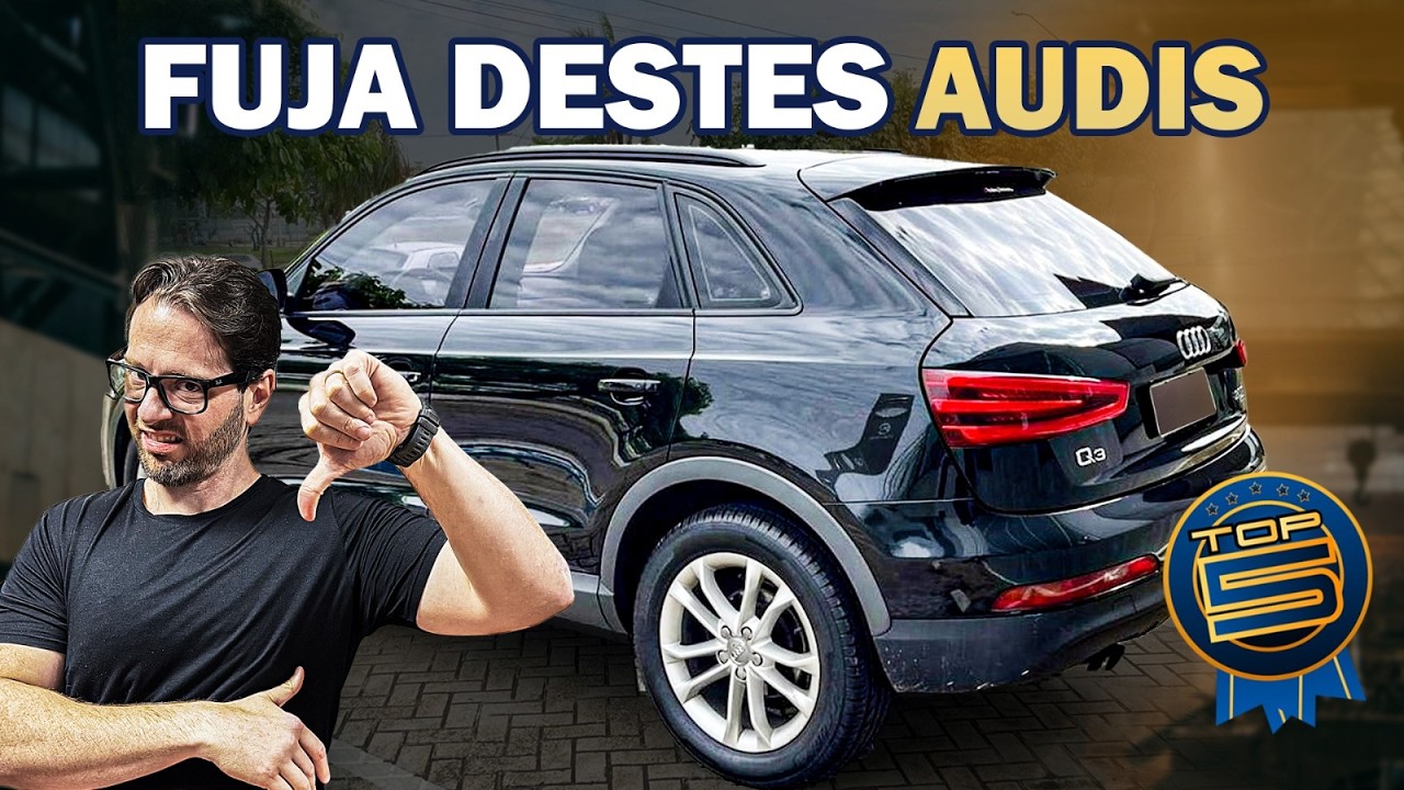 TOP 5 AUDIS BARATOS PARA FUGIR EM 2025!!💣🔥