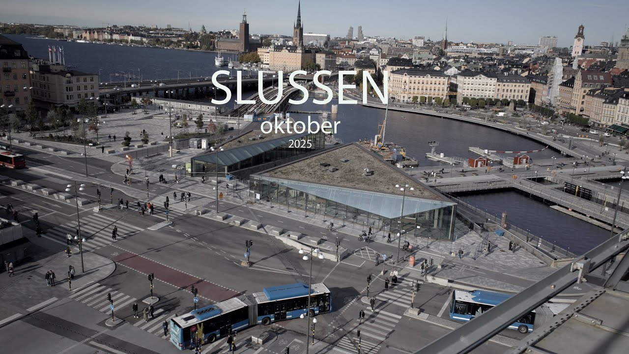 Slussen en dag i oktober 2025