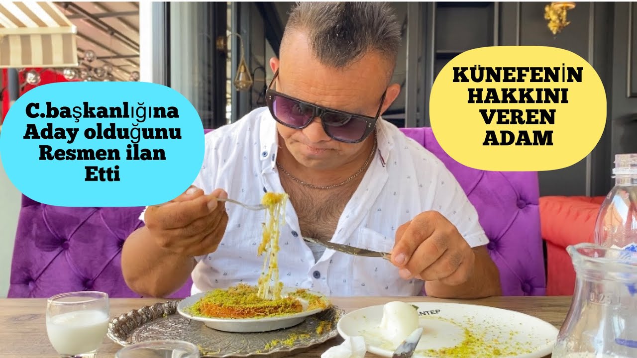 vedo künefenin hakkını verdi😁/ cumhurbaşkanlığı adaylığını açıkladı. #vedomurat #künefe #dondurma