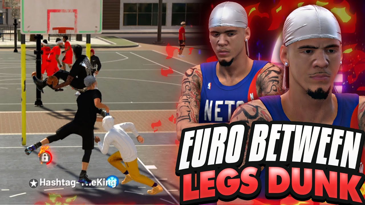 NBA 2K19 MyPARK — БЕЗУМНЫЙ ЕВРО-ДАНК МЕЖДУ НОГАМИ! Захватываем площадки 2 на 2?!