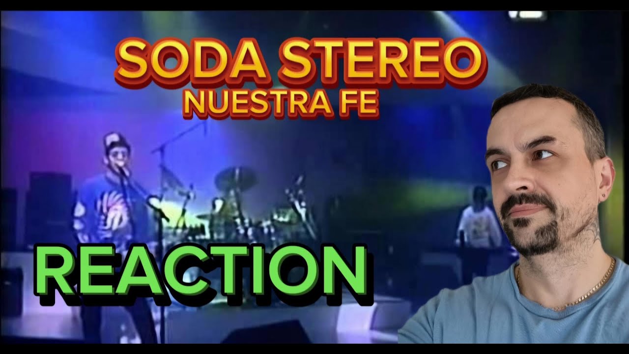 Soda Stereo - Nuestra Fe - FAX en Concierto - 1992 REACTION