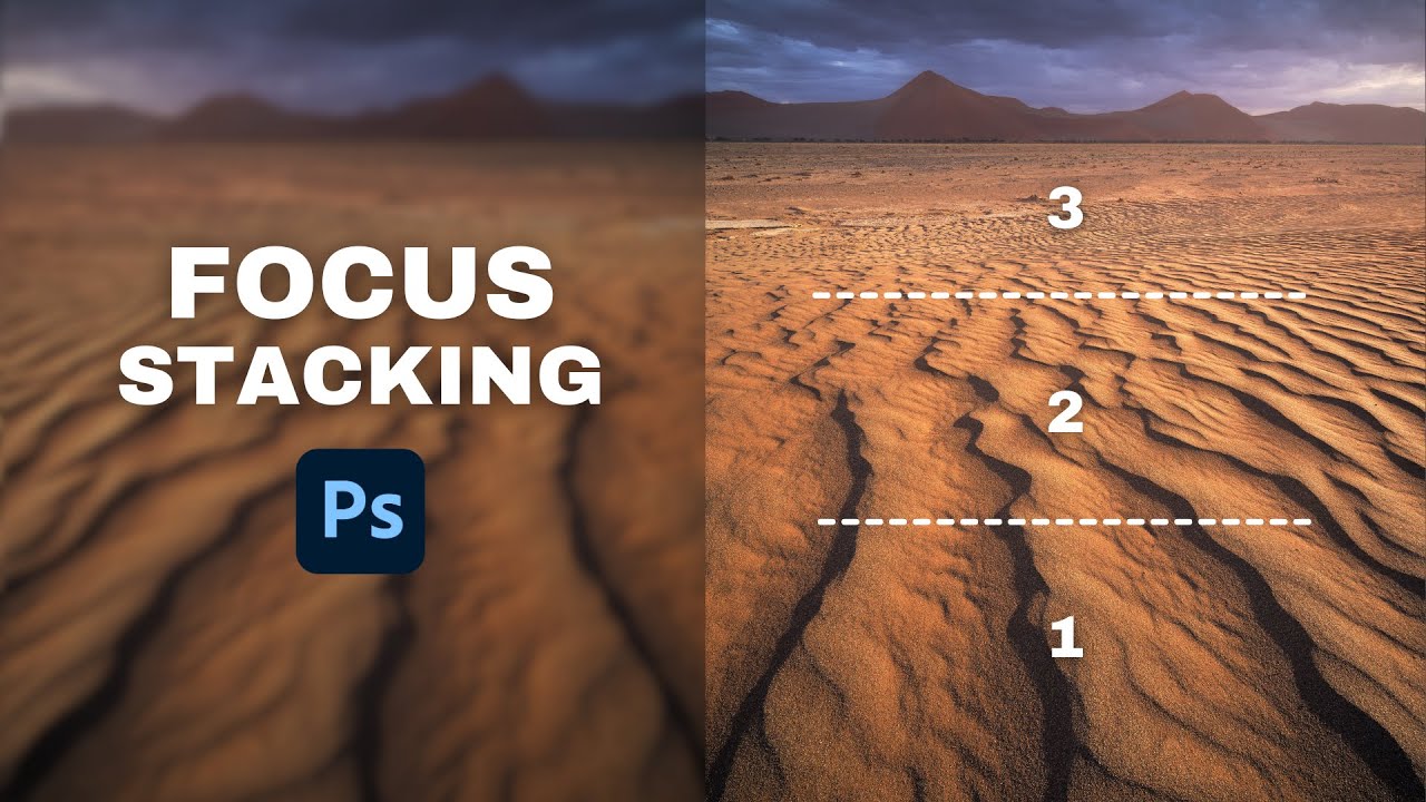 Как использовать FOCUS STACK в Photoshop для достижения ИДЕАЛЬНОЙ резкости