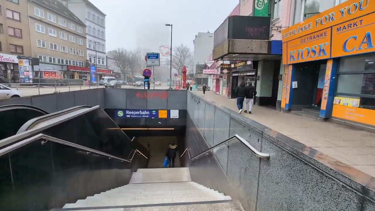 S-Bahnhof Reeperbahn mit Zwischenebene, Hamburg
