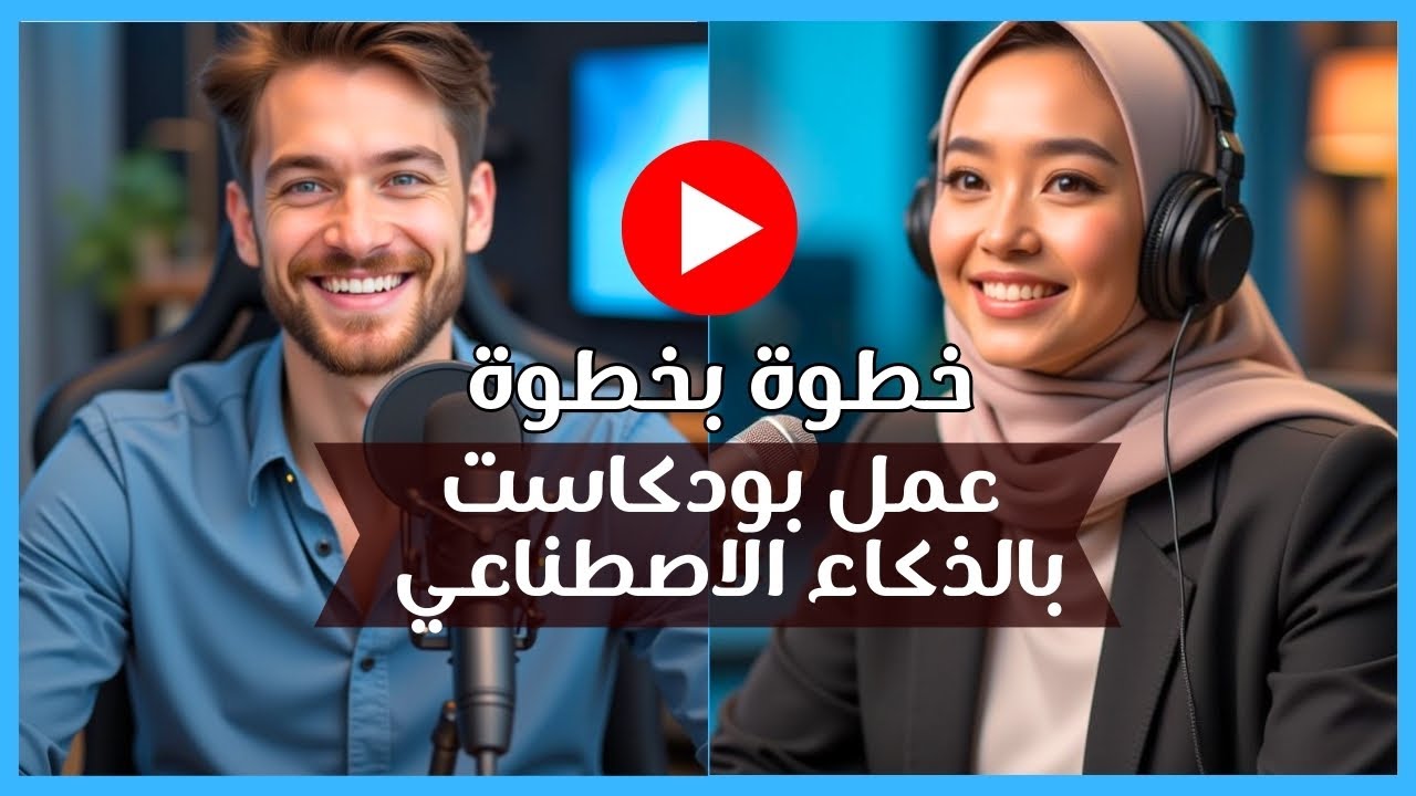 عمل بودكاست بالذكاء الاصطناعي من الصفر خطوة بخطوة  🎧- محتوى بدون ظهور
