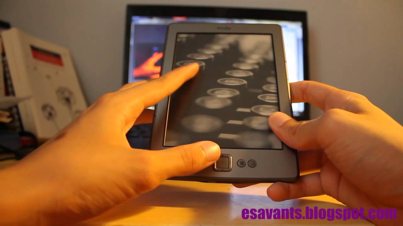 eReader Kindle 4 análisis-review 1/2 [720p]. eSavants vídeos.