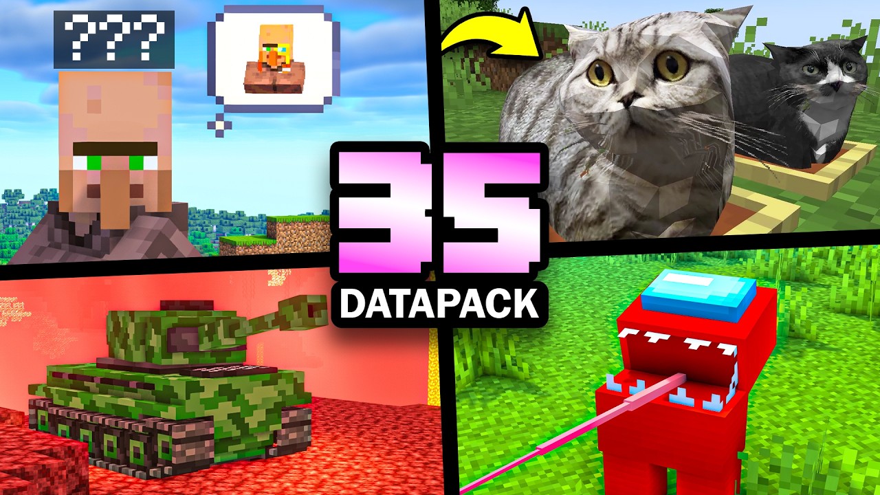 35 NAJLEPSZYCH DATAPACK&Oacute;W do MINECRAFT z 2024 roku