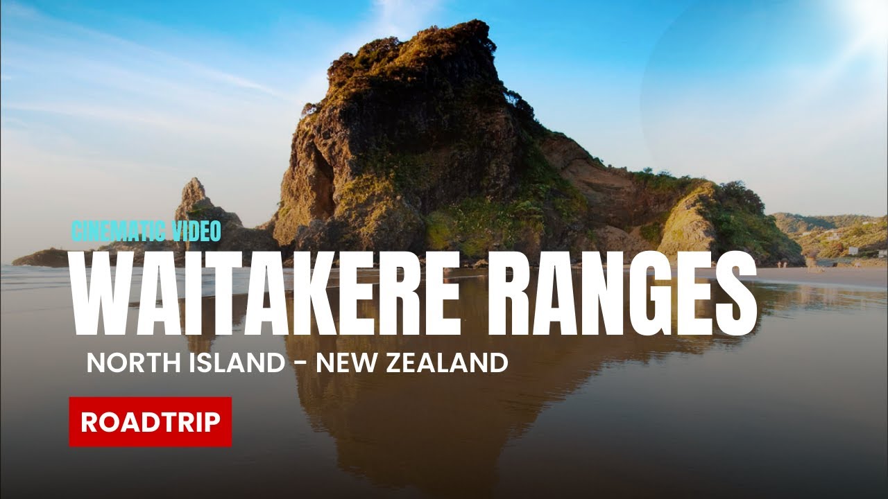 Waitakere Ranges: Piha - Kitekite Falls | Roadtrip North Island New Zealand | Cinematic drone video