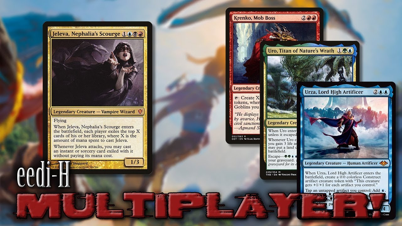 Jeleva vs Krenko vs Uro vs Urza | Commander EDH gameplay | eedi H tribalkai