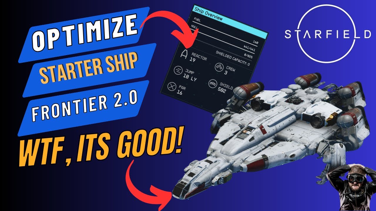 OPTIMIZE your STARTER SHIP - HIGH CARGO, SPEED, DPS, IGNORE LADDERS! Starfield Ship Building  Guide