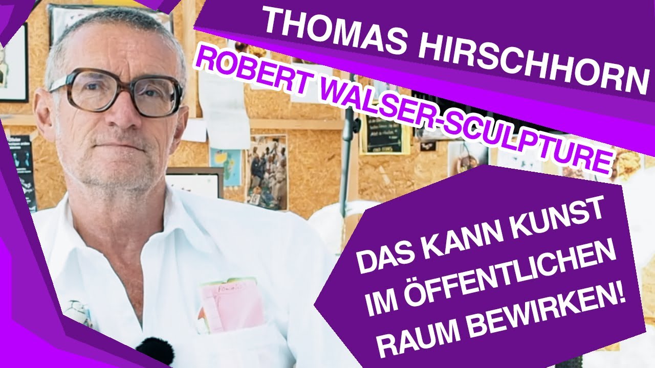 Thomas Hirschhorn: Robert Walser-Sculpture - Das kann Kunst im öffentlichen Raum bewirken!