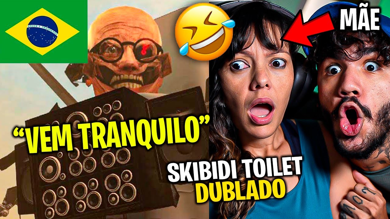 MINHA MÃE REAGINDO A SKIBIDI TOILET DUBLADO (TODOS OS EPISÓDIOS) @DaFuqBoom