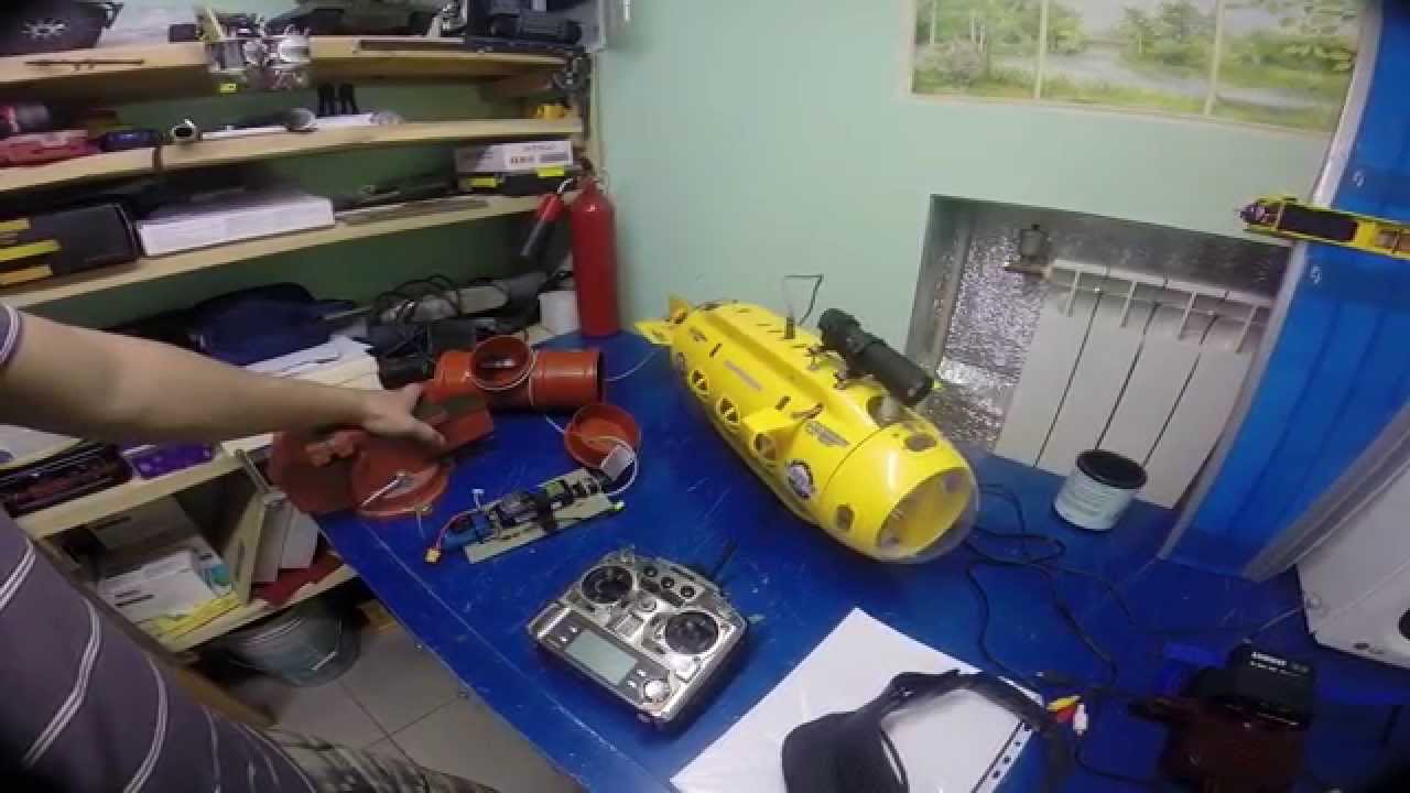 Submarine SB-1 Neptune ROV DiarFly - радиоуправляемая подводная лодка для 