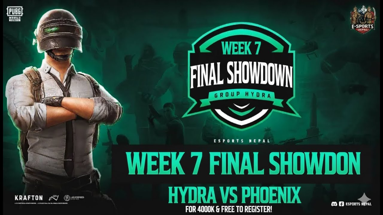 🔥 WEEK 7 GRAND FINALS | PUBG MOBILE WEEKLY SHOWDOWN NEPAL | RS.4000 PRIZE | E-sports Nepall