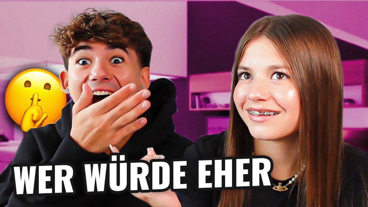 WER WÜRDE EHER? Mit Aleyna👀😱