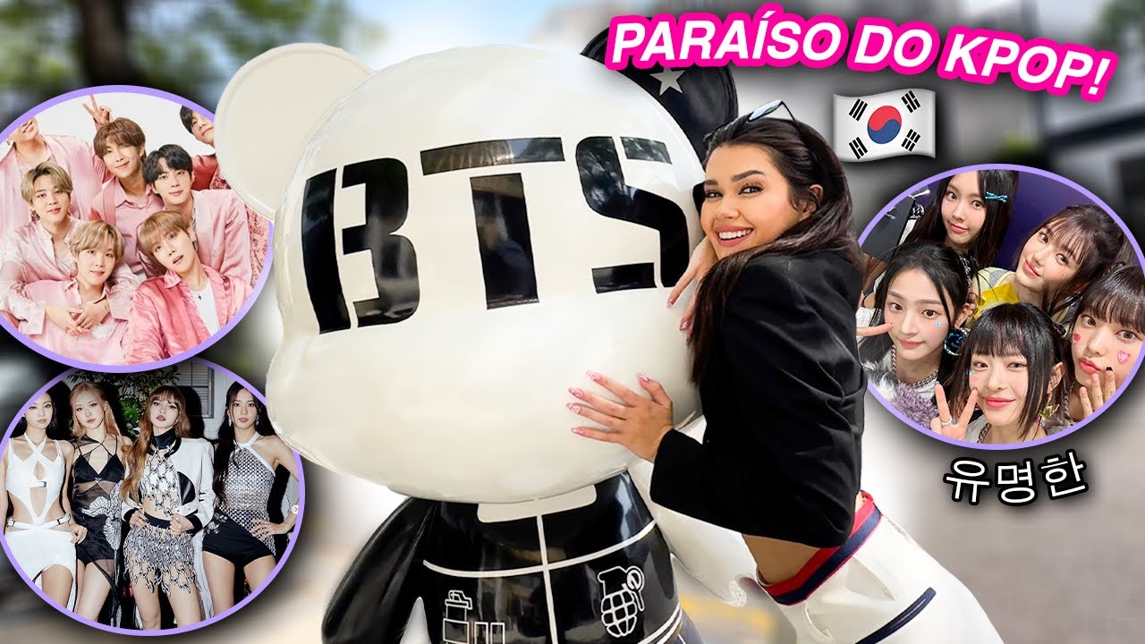 VISITEI OS PONTOS DE KPOP NA COREIA! Bts, BlackPink e +