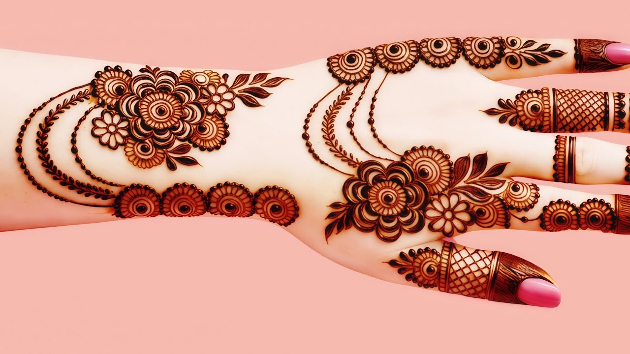 Back Hand Eid Mehndi Design | Latest Mehndi Design for Eid