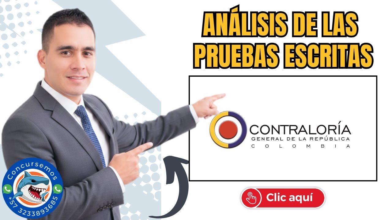 An&aacute;lisis de las pruebas escritas Contralor&iacute;a