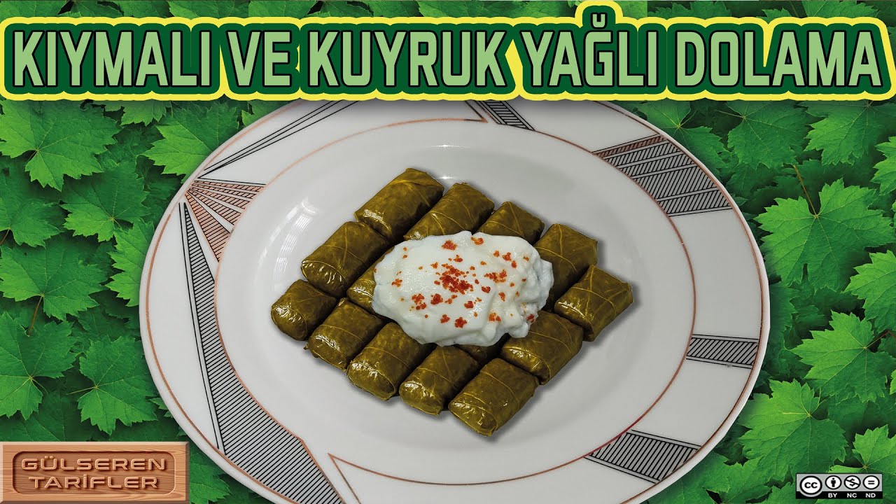 Kıymalı, Kuyruk Yağlı Dolama (sarma). Değişik, ilginç ve çok lezzetli Arapgir Dolaması.