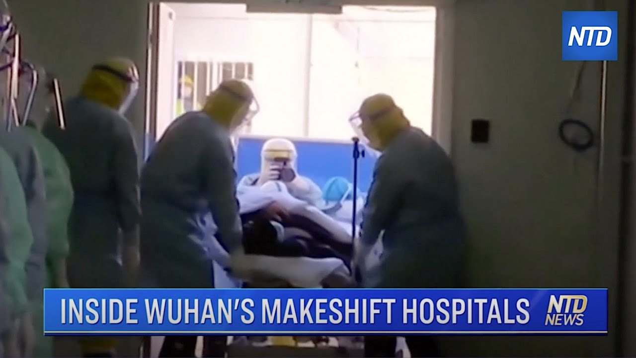 Footage from Wuhan&rsquo;s makeshift hospitals for coronavirus patients | NTDTV