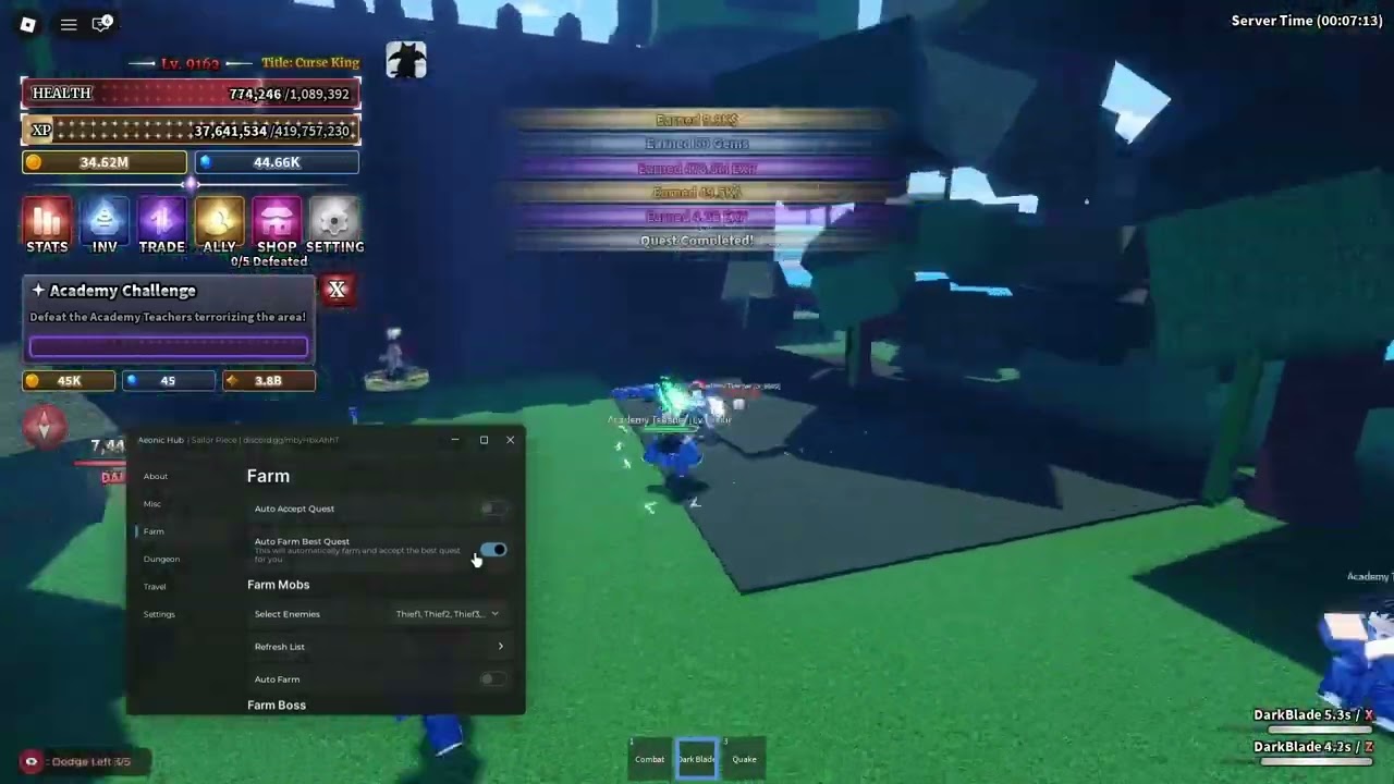 SAILOR PIECE SCRIPT | AUTO FARM BEST QUEST, AUTO FARM MOBS, AUTO DUNGEON, AUTO BOSS, TELEPORT | FREE