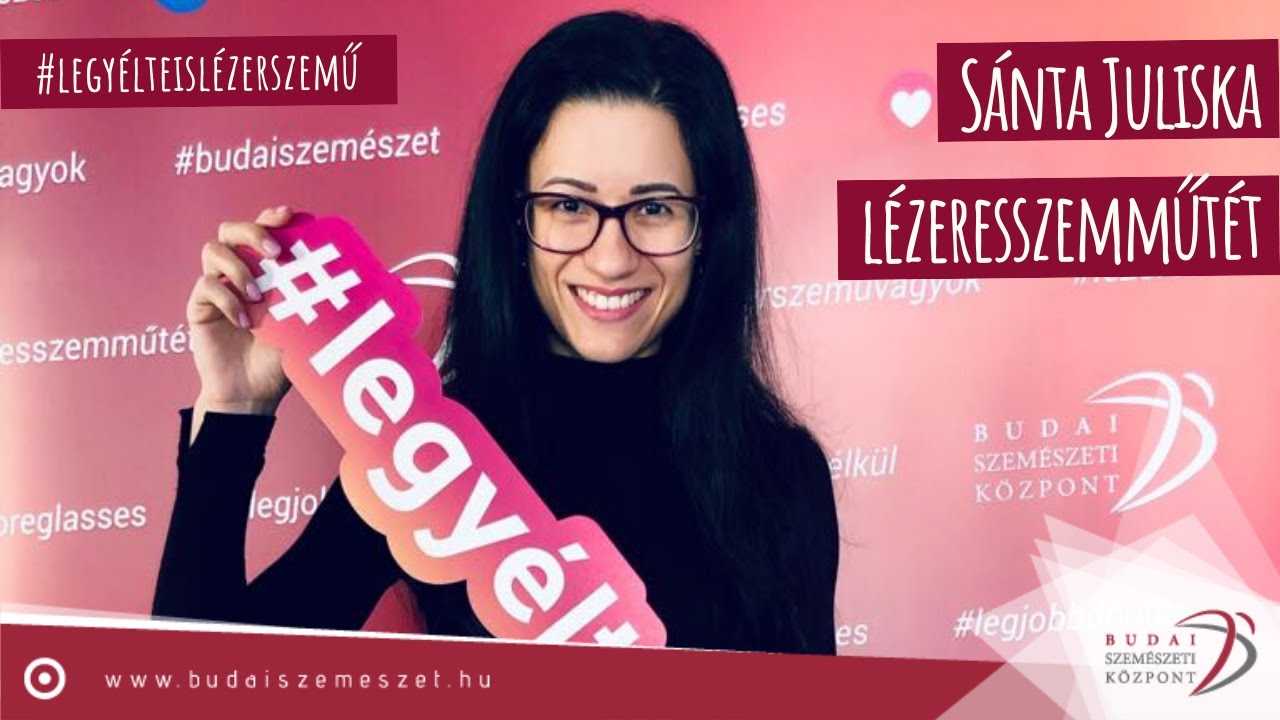 Sánta-Széphalmi Julisak lézeres szemműtét összefoglalója
