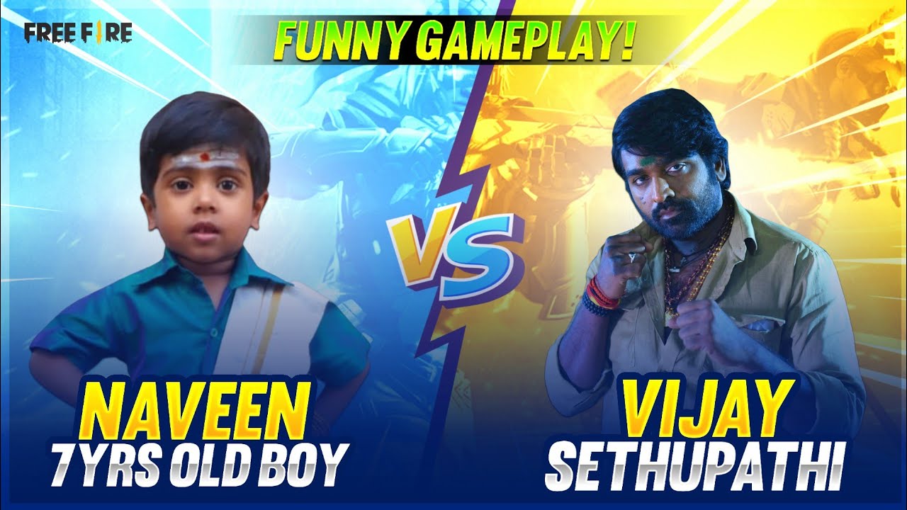 💥 என்னென்ன கம்பி கட்டுற கதை 😭7yrs Old Boy Naveen😡 vs Vijay Sethupathi 🤣Funny CS Prank Gameplay Video