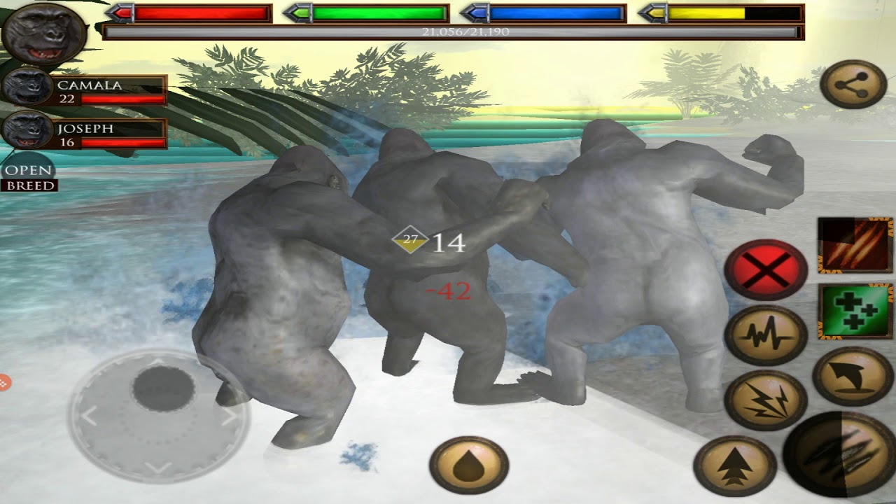 🌴🌳🦍Forest Gorilla Simulator, Ultimate Jungle Simulator, By Gluten Free Games