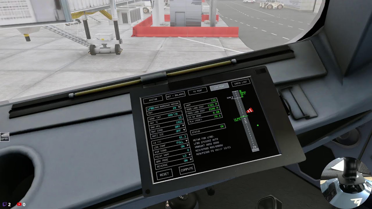 XP12 - Paris Orly Bordeaux A320N