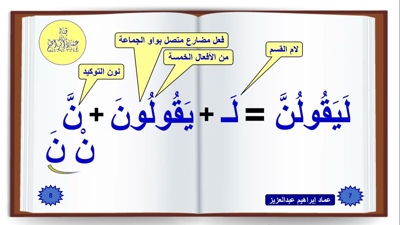 يقولنَّ بالضم وبالفتح - وهل تتأثر الأفعال الخمسة بنون التوكيد؟ عماد إبراهيم