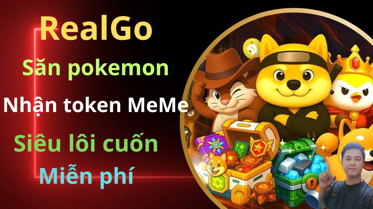 RealGo ||| Hướng dẫn cách earn token meme + tham gia event $Toshi