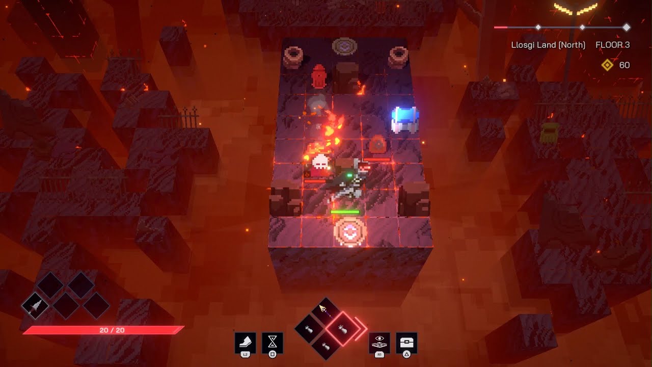 The Land Beneath Us Gameplay 🔥 PS5 - Great grid-based combat