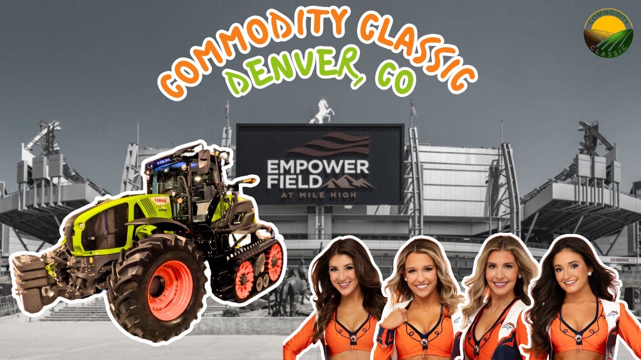 The Most Unique Tractor We've Ever Seen + Meeting The Denver Bronco Cheerleaders - Commodity Classic