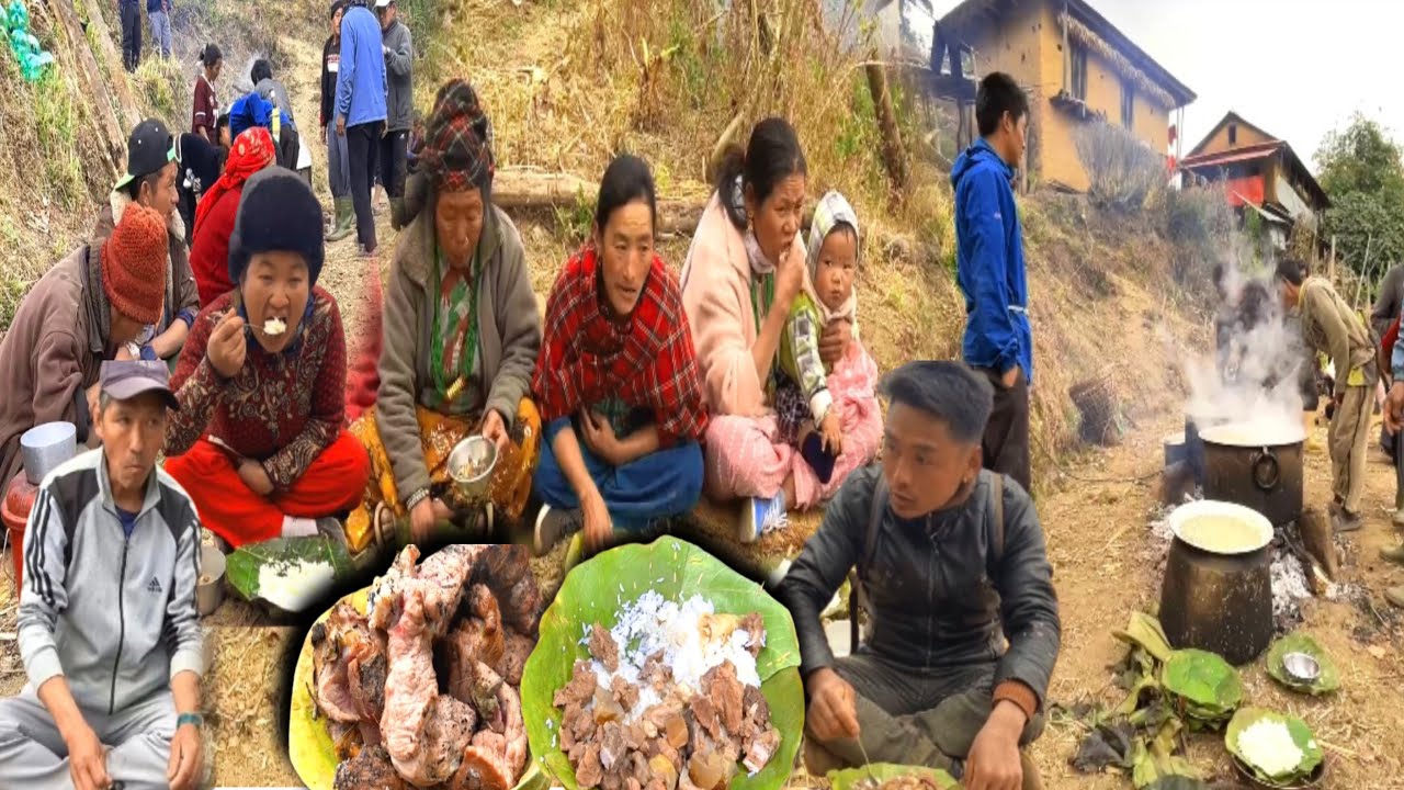 Panchawali Feast |Traditional Village Style Buffalo Meat Soup &Meal@sarmilarai-ic3rz