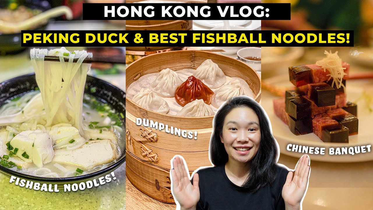 Видеоблог Hong Kong Weekly: блинчики по-пекински с уткой, лучший суп с лапшой и рыбными шариками,...