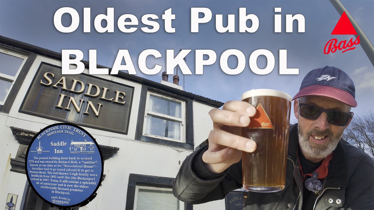 I went to the oldest pub in Blackpool: The Saddle 🍺👀🔺