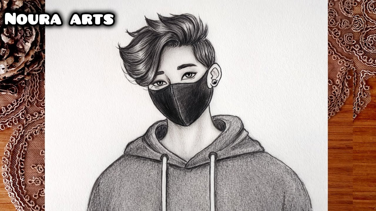 تعلم رسم شخصية ولد بقلم الرصاص خطوة بخطوة | رسم | رسم ولد | Character Drawing Tutoria 