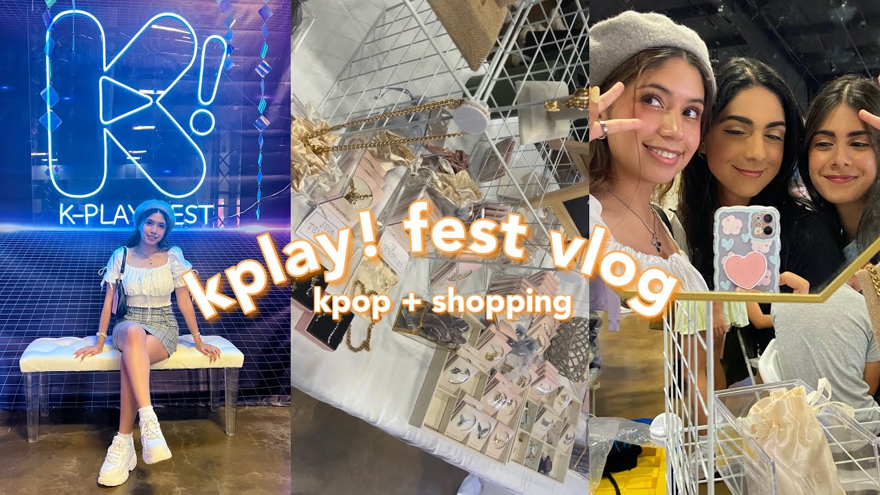 i was a special guest at kplay?! | kpop + shopping