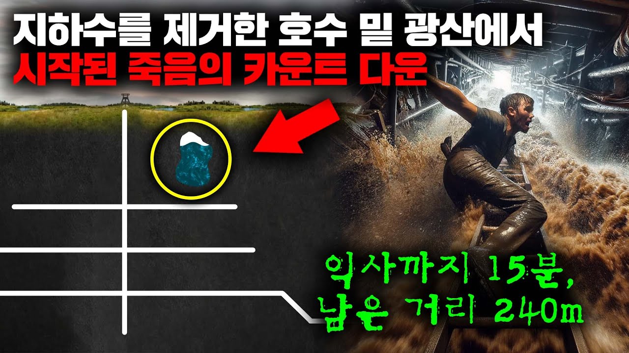 물에 잠기기 시작한 300m 깊이의 광산에서 목숨 건 탈출을 해야만 했던 광부들 [사건사고]